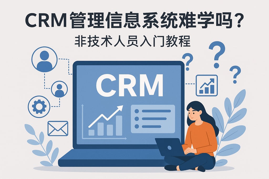 CRM管理信息系统难学吗？非技术人员入门教程