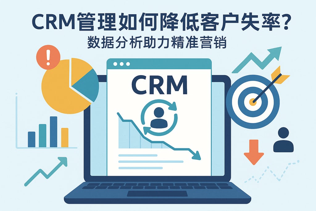CRM管理如何降低客户流失率？数据分析助力精准营销