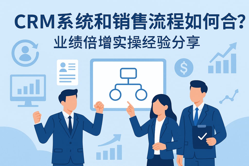 CRM系统和销售流程如何整合？业绩倍增实操经验分享