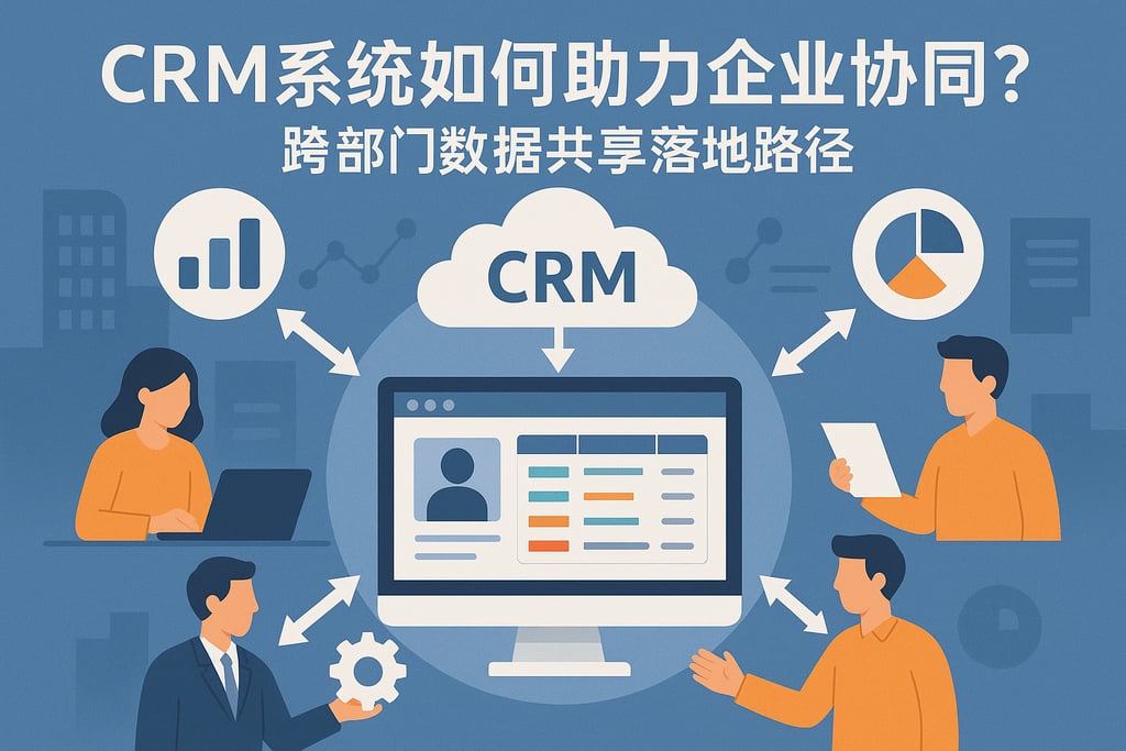 CRM系统如何助力企业协同？跨部门数据共享落地路径