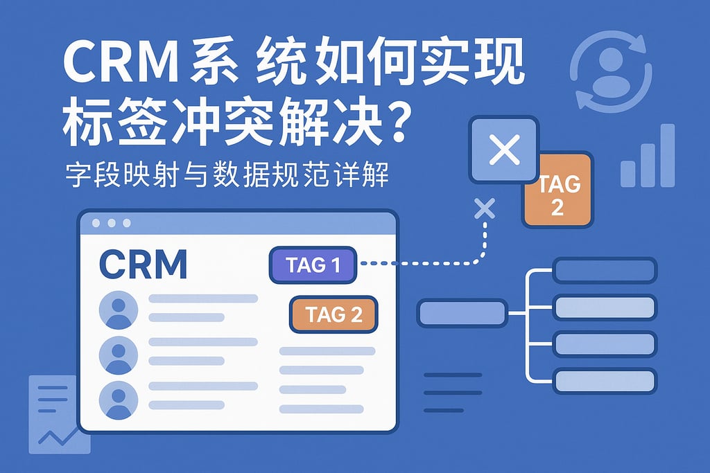 CRM系统如何实现标签冲突解决？字段映射与数据规范详解