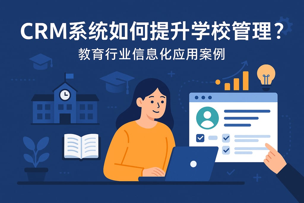CRM系统如何提升学校管理？教育行业信息化应用案例
