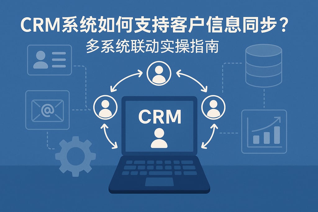 CRM系统如何支持客户信息同步？多系统联动实操指南