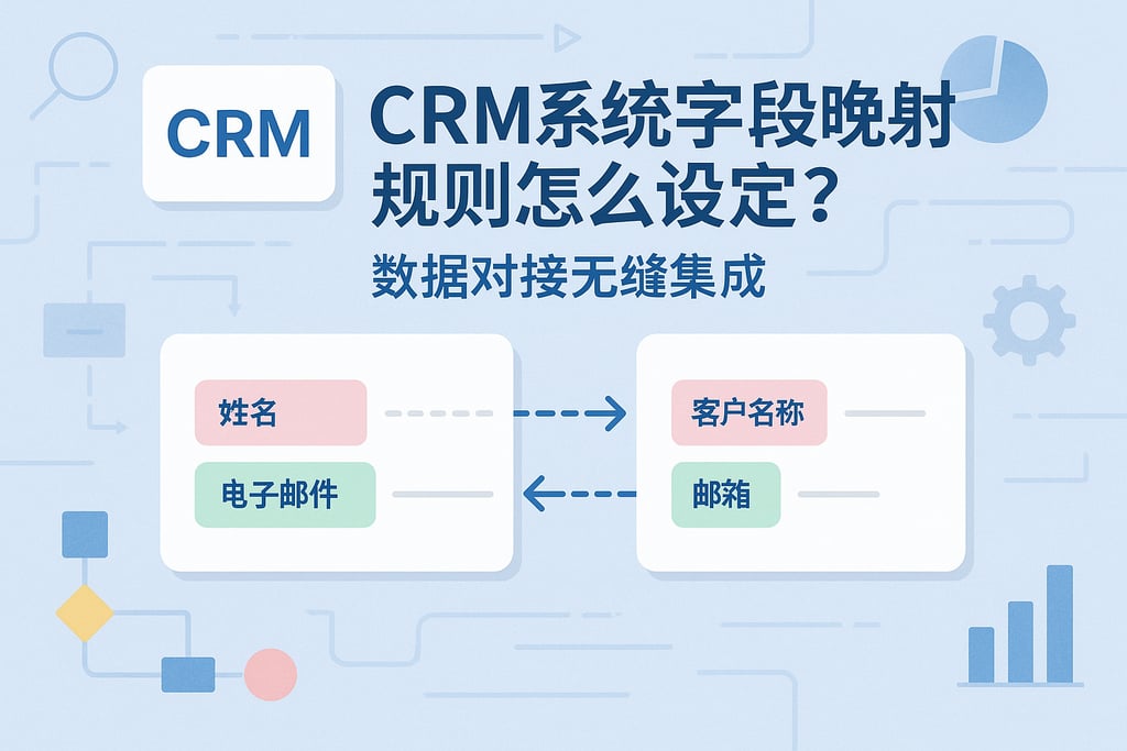CRM系统字段映射规则怎么设定？数据对接无缝集成