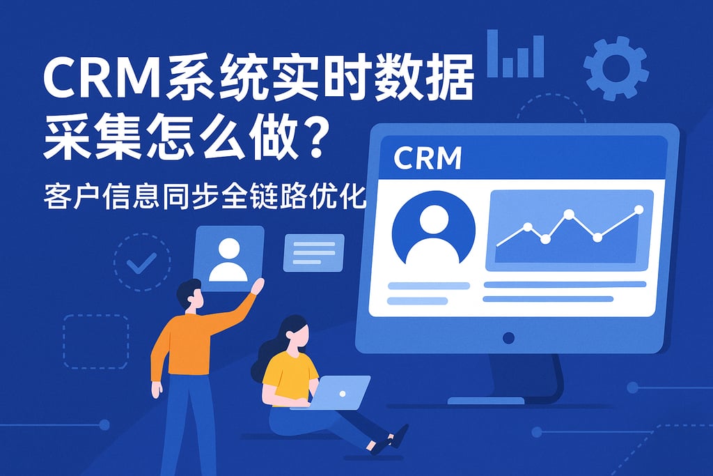 CRM系统实时数据采集怎么做？客户信息同步全链路优化