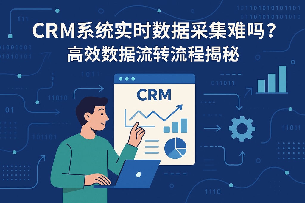 CRM系统实时数据采集难吗？高效数据流转流程揭秘