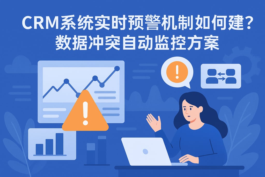 CRM系统实时预警机制如何构建？数据冲突自动监控方案