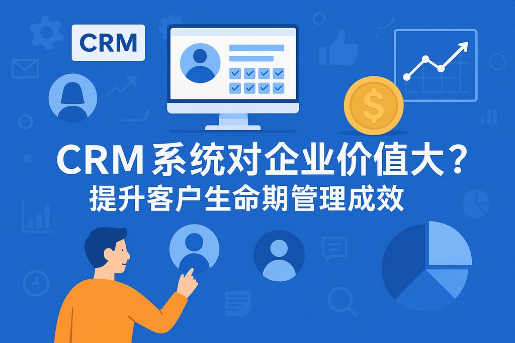 CRM系统对企业价值大吗？提升客户生命周期管理成效