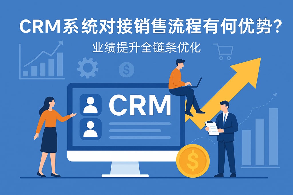 CRM系统对接销售流程有何优势？业绩提升全链条优化