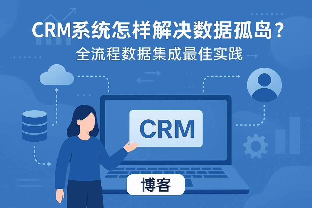 CRM系统怎样解决数据孤岛？全流程数据集成最佳实践