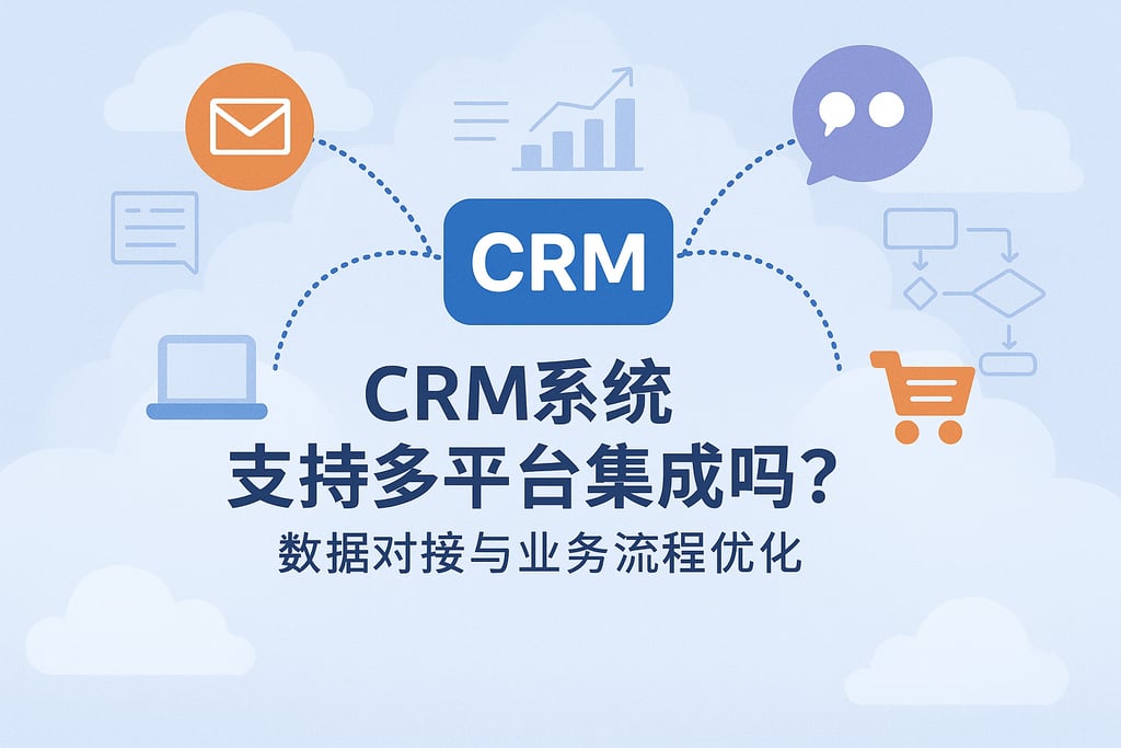 CRM系统支持多平台集成吗？数据对接与业务流程优化