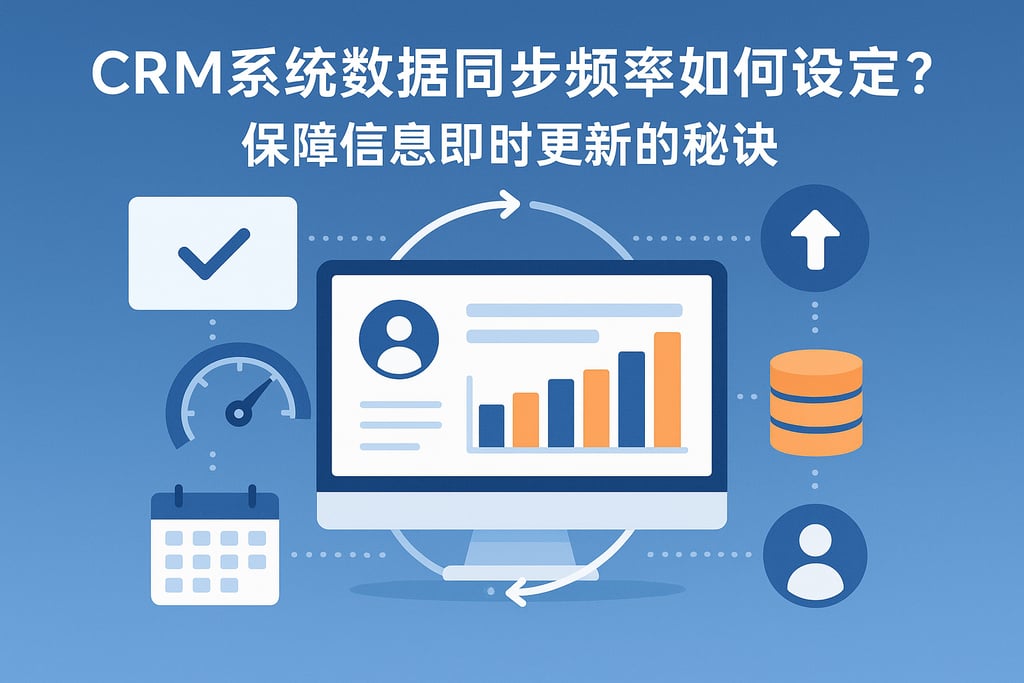 CRM系统数据同步频率如何设定？保障信息即时更新的秘诀