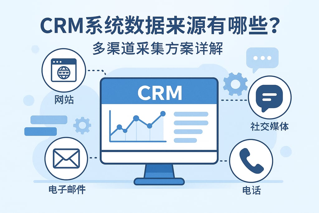 CRM系统数据来源有哪些？多渠道采集方案详解