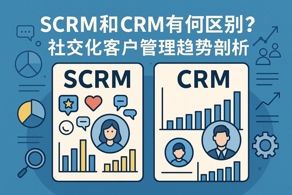 SCRM和CRM有何区别？社交化客户管理趋势剖析