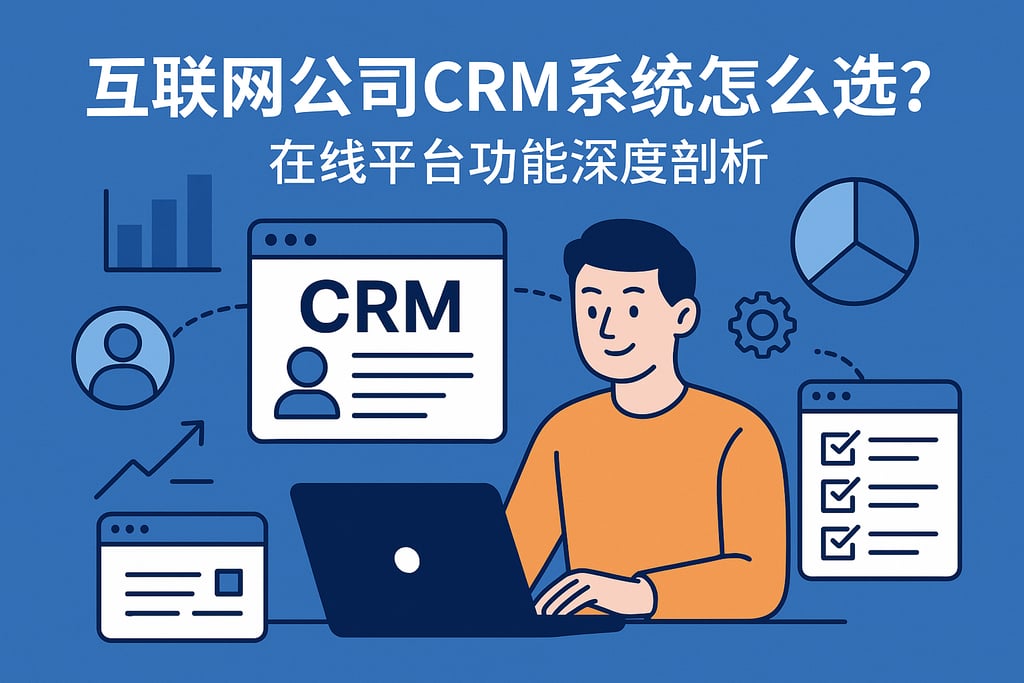 互联网公司CRM系统怎么选？在线平台功能深度剖析
