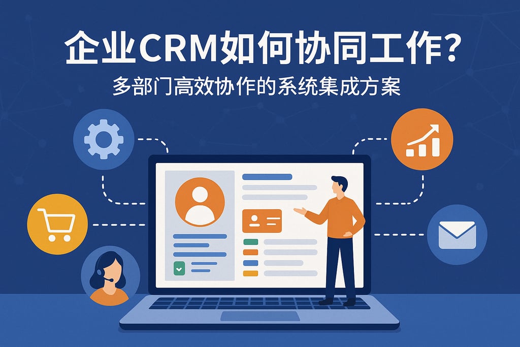 企业CRM如何协同工作？多部门高效协作的系统集成方案