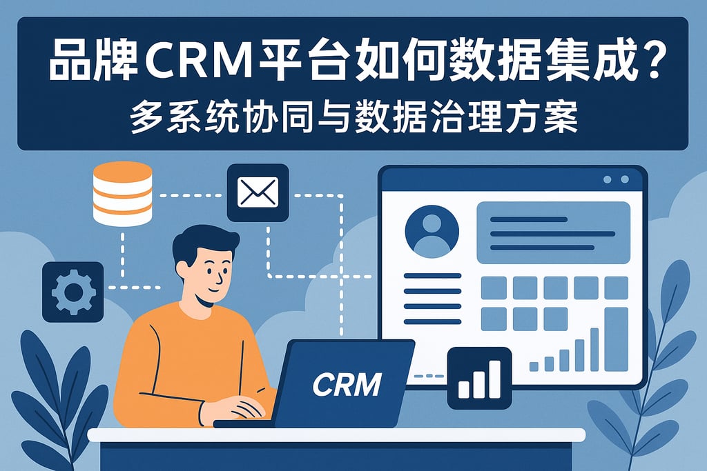 品牌CRM平台如何数据集成？多系统协同与数据治理方案