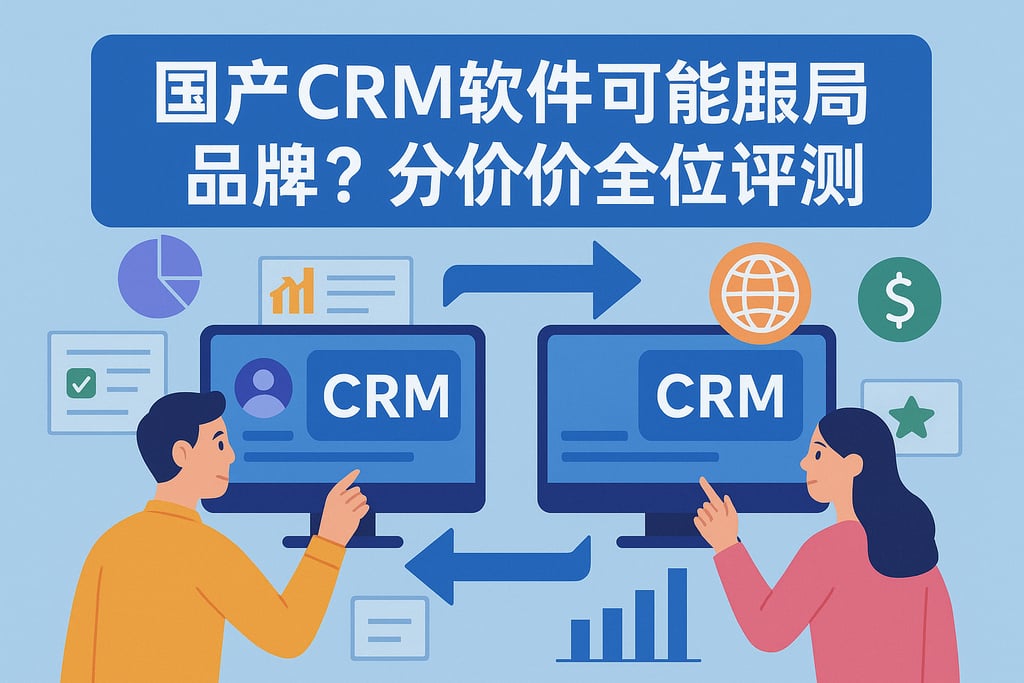 国产CRM软件可以替代国际品牌吗？性价比全方位评测