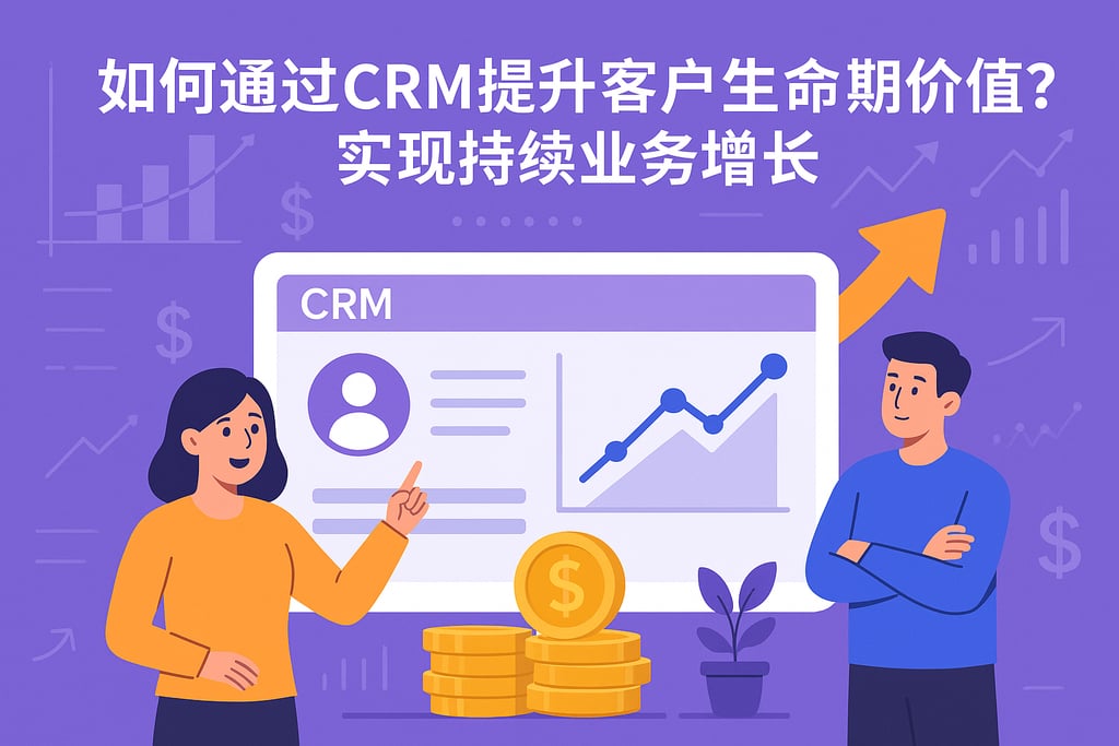如何通过CRM提升客户生命周期价值？实现持续业务增长