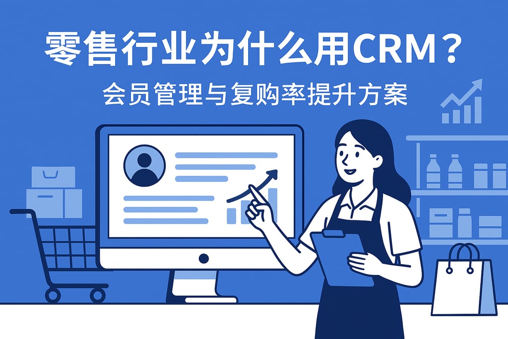 零售行业为什么用CRM？会员管理与复购率提升方案