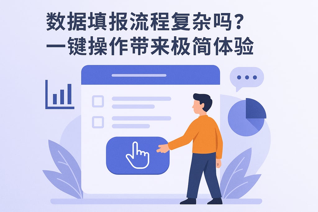 数据填报流程复杂吗？一键操作带来极简体验