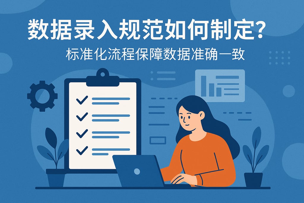 数据录入规范如何制定？标准化流程保障数据准确一致