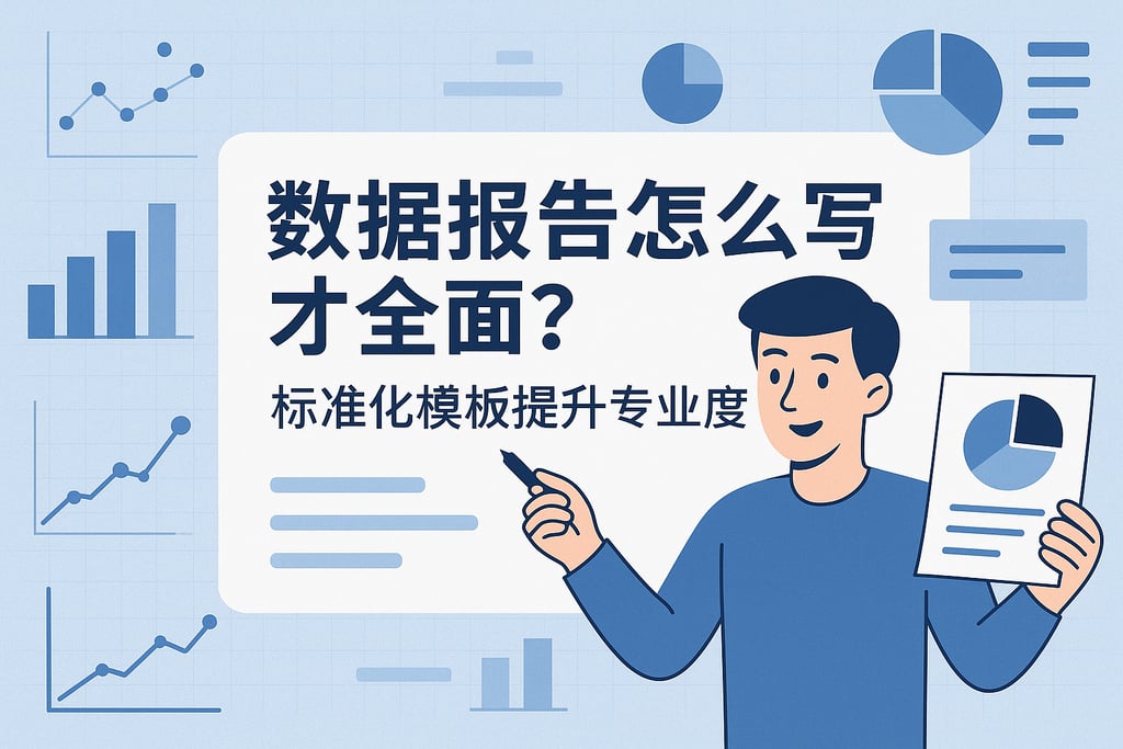 数据报告怎么写才全面？标准化模板提升专业度