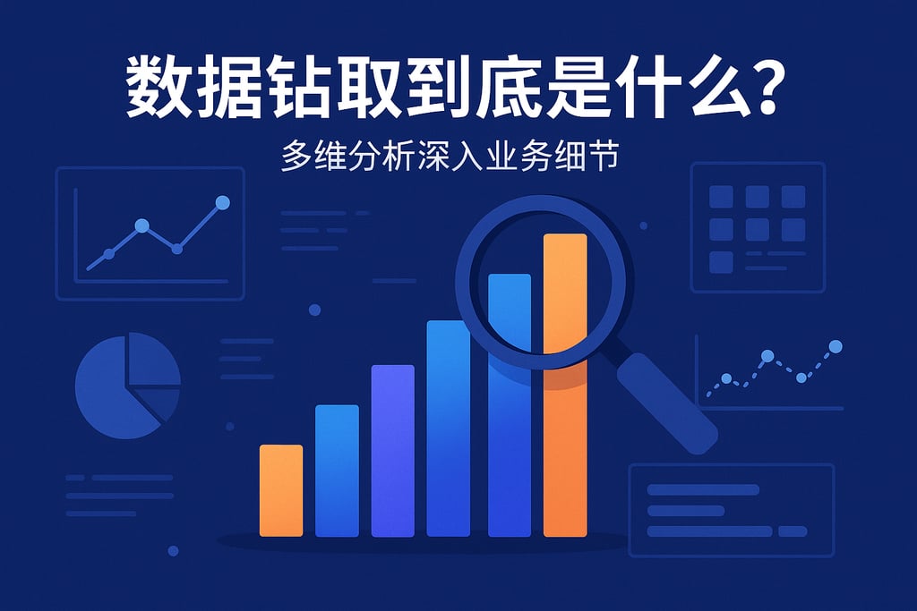 数据钻取到底是什么？多维分析深入业务细节
