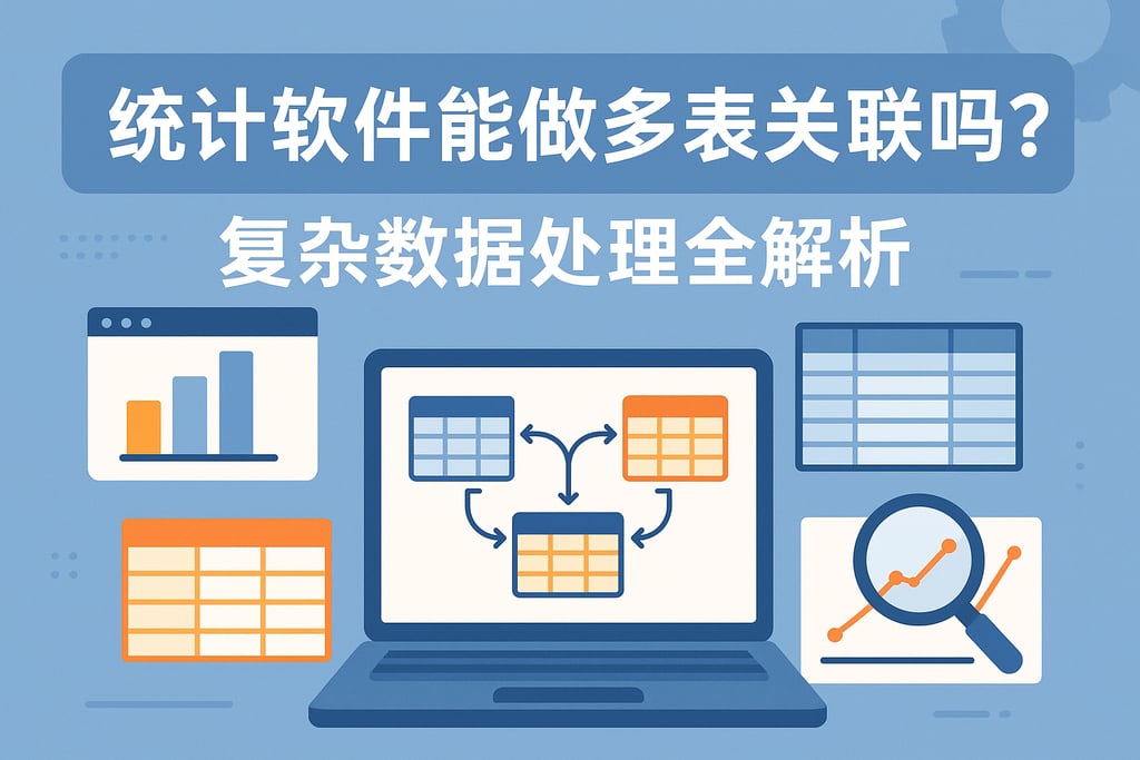 统计软件能做多表关联吗?复杂数据处理全解析