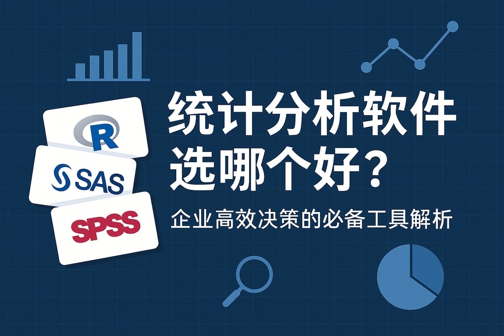 统计分析软件选哪个好？企业高效决策的必备工具解析。