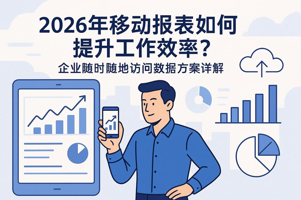 2026年移动报表如何提升工作效率？企业随时随地访问数据方案详解