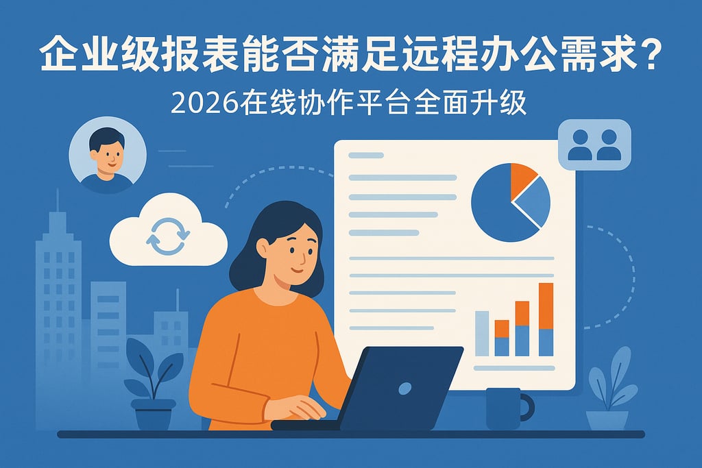 企业级报表能否满足远程办公需求？2026在线协作平台全面升级