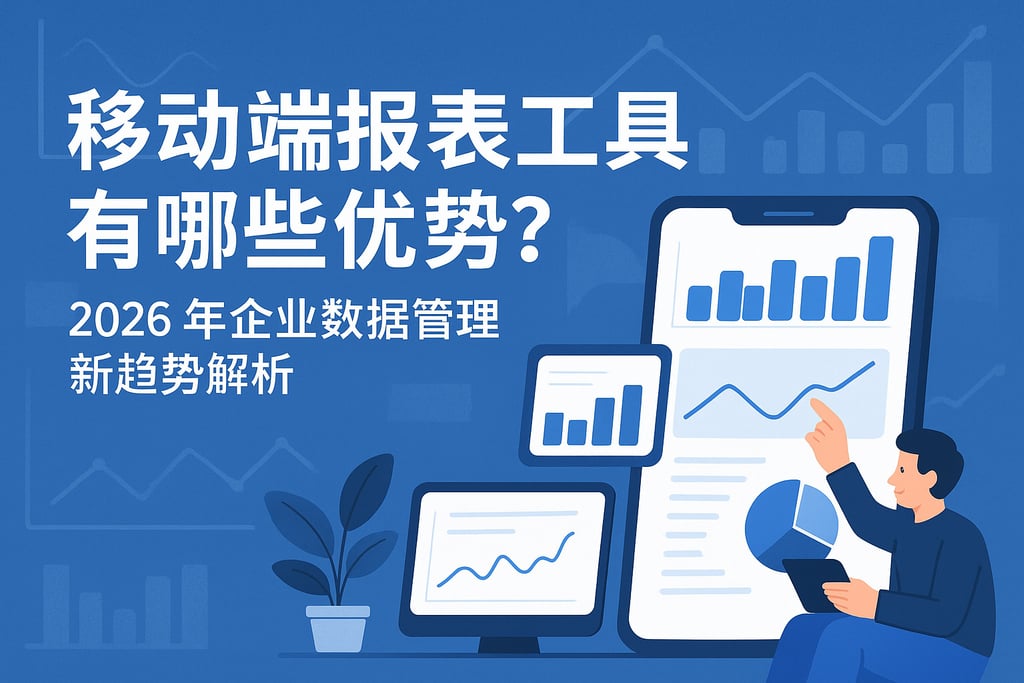 移动端报表工具有哪些优势？2026年企业数据管理新趋势解析