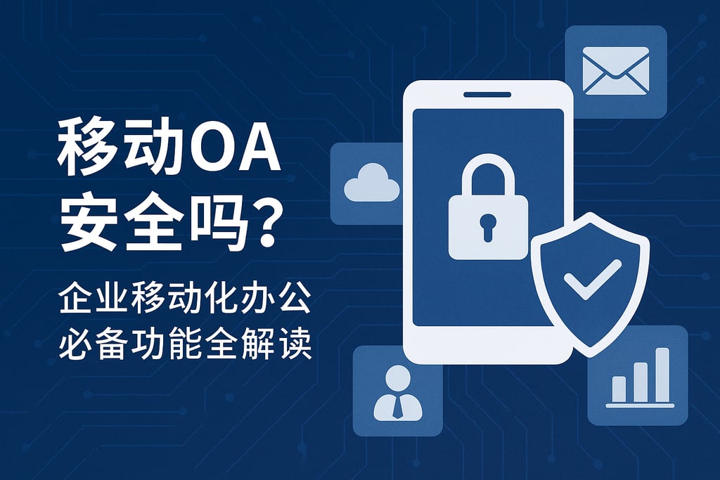 移动OA安全吗？企业移动化办公必备功能全解读