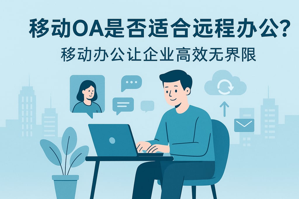 移动OA是否适合远程办公？移动办公让企业高效无界限