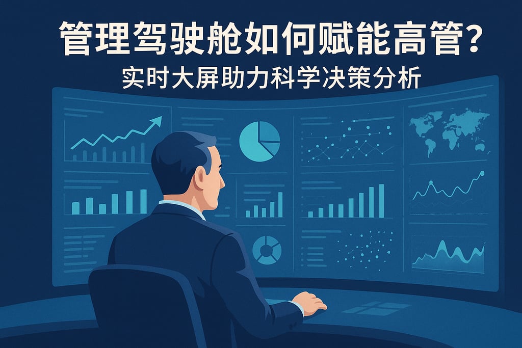 管理驾驶舱如何赋能高管？实时大屏助力科学决策分析