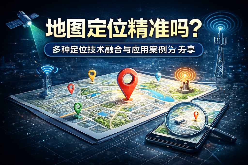 地图定位精准吗?多种定位技术融合与应用案例分享
