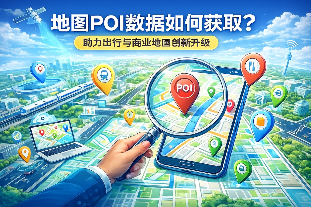 地图POI数据如何获取？助力出行与商业地图创新升级 - FineReport报表知识库