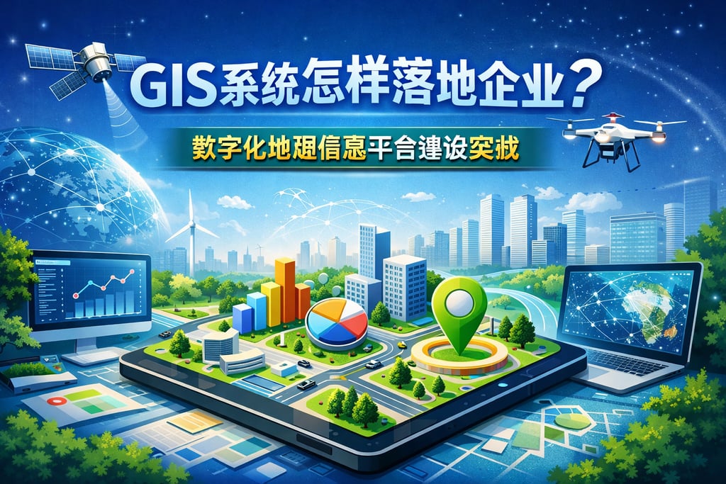 GIS系统怎样落地企业？数字化地理信息平台建设实战