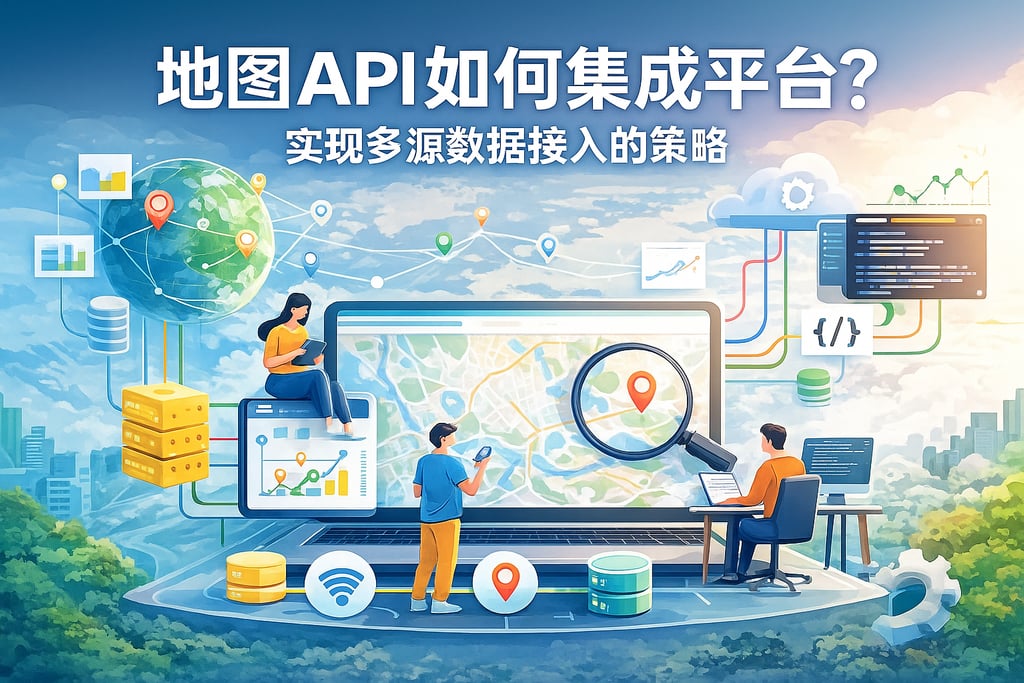 地图API如何集成平台？实现多源数据接入的策略