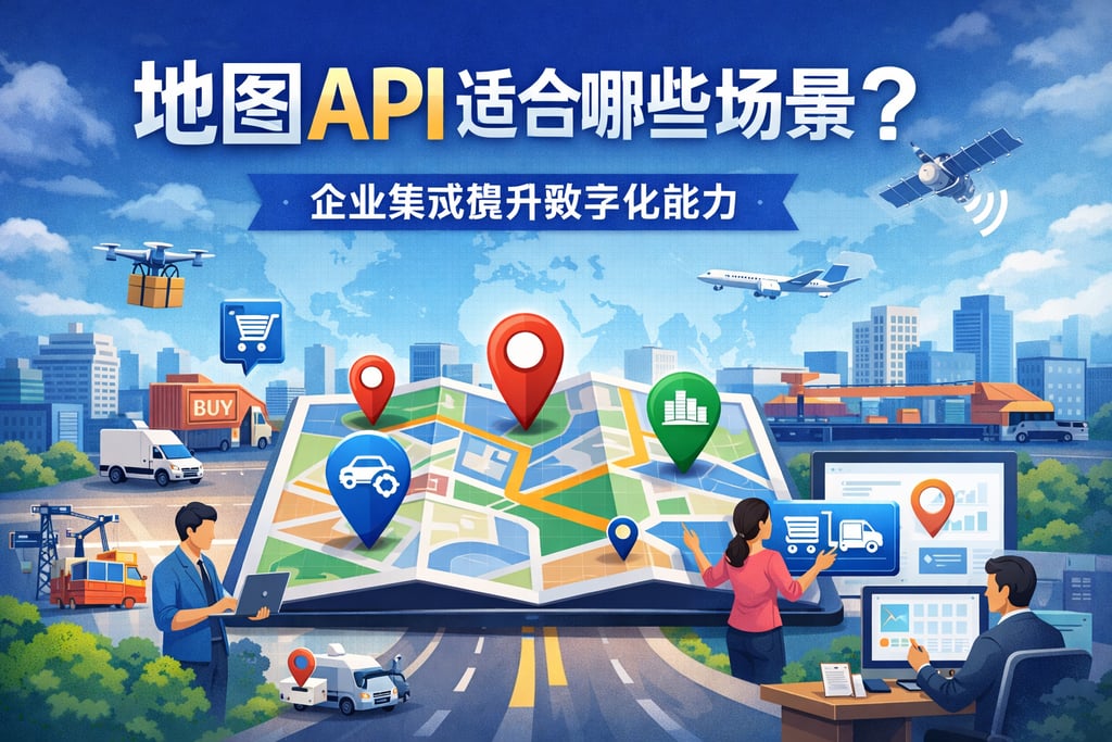 地图API适合哪些场景？企业集成提升数字化能力