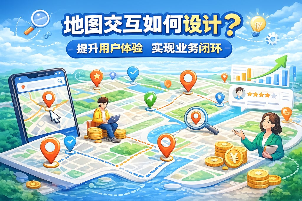 地图交互如何设计？提升用户体验实现业务闭环