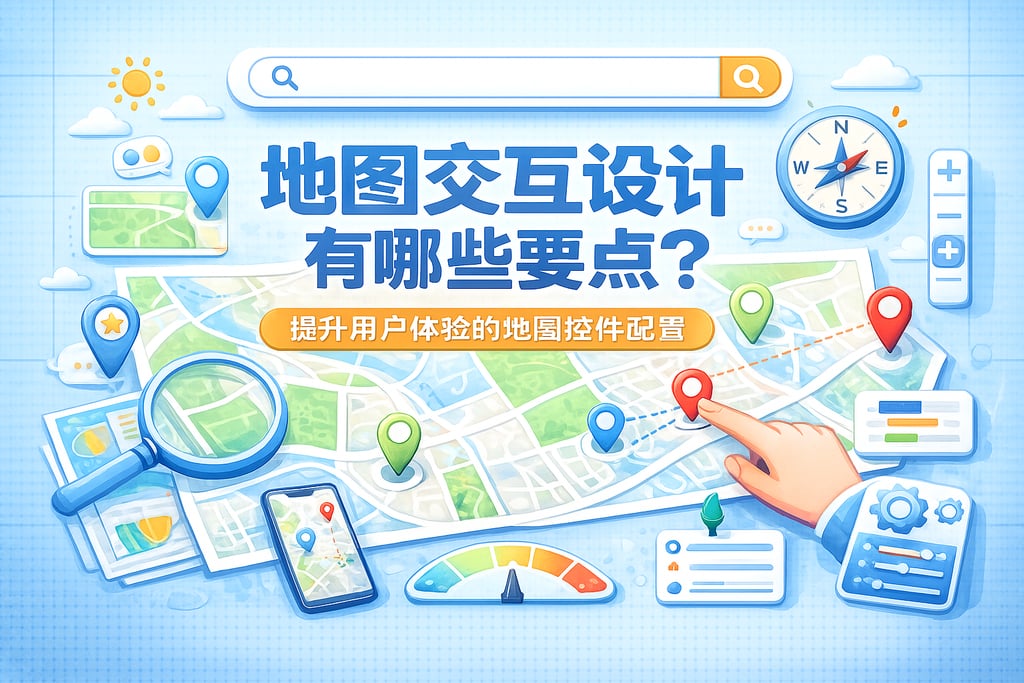 地图交互设计有哪些要点？提升用户体验的地图控件配置