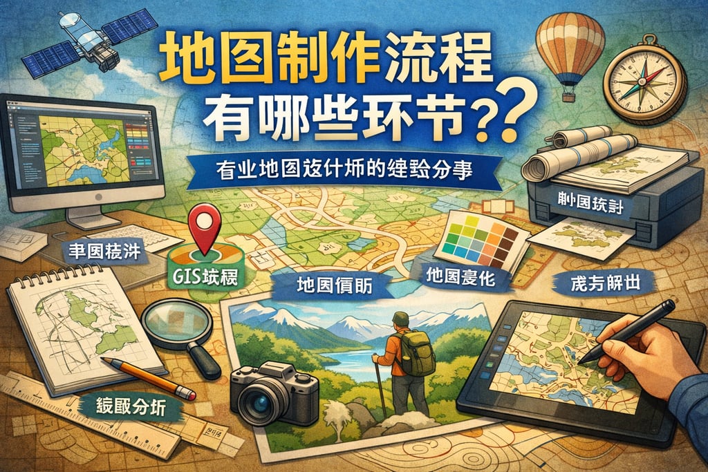 地图制作流程有哪些环节？专业地图设计师的经验分享
