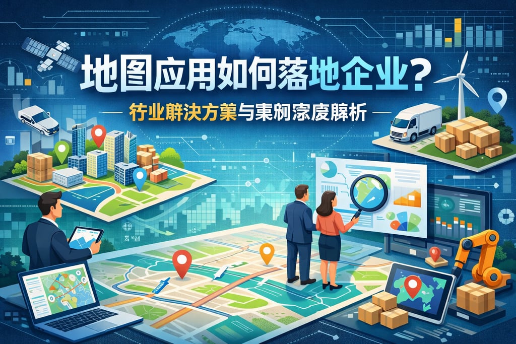 地图应用如何落地企业？行业解决方案与案例深度解析
