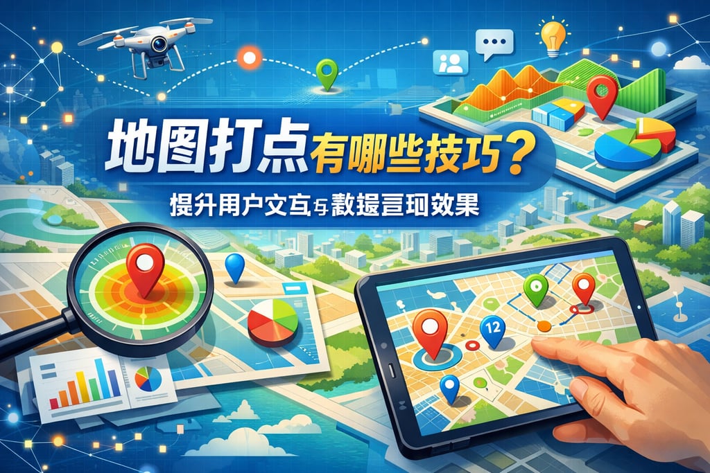 地图打点有哪些技巧？提升用户交互与数据呈现效果