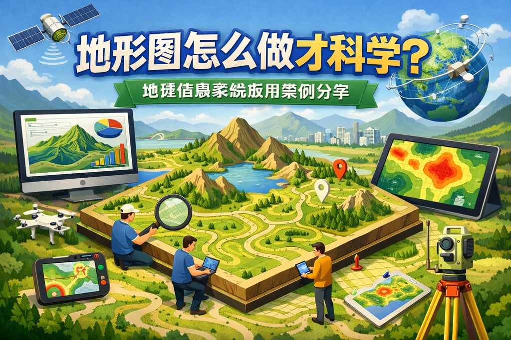 地形图怎么做才科学？地理信息系统应用案例分享