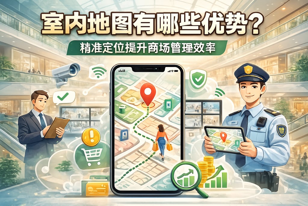 室内地图有哪些优势？精准定位提升商场管理效率
