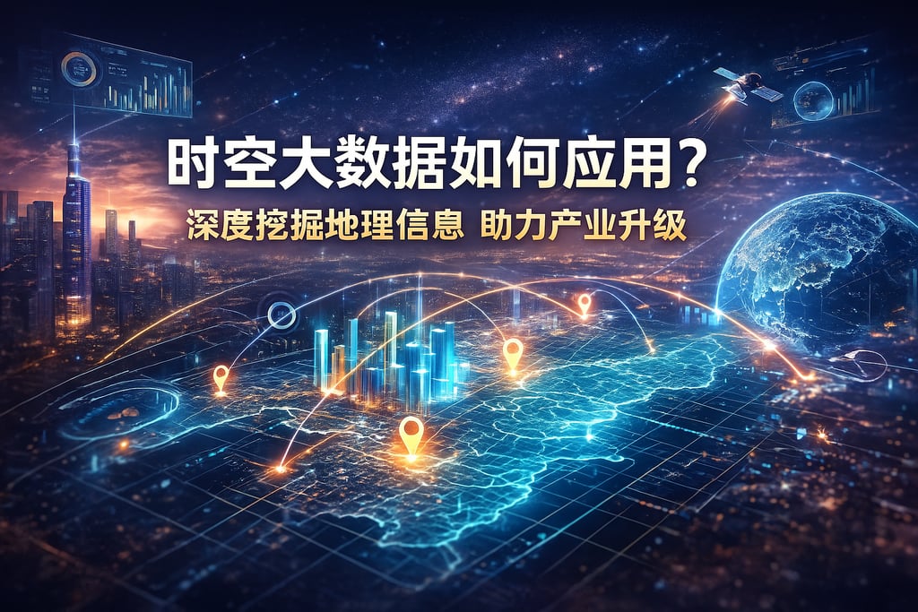 时空大数据如何应用？深度挖掘地理信息助力产业升级