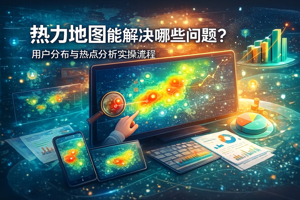 热力地图能解决哪些问题？用户分布与热点分析实操流程